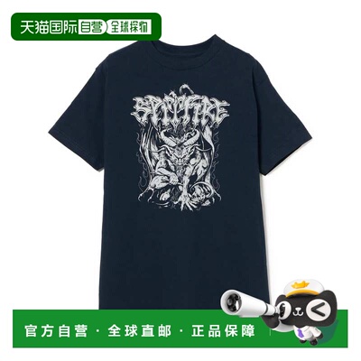日本直邮SPITFIRE 男士 Demon Redux印花圆领T恤 11081625237上衣
