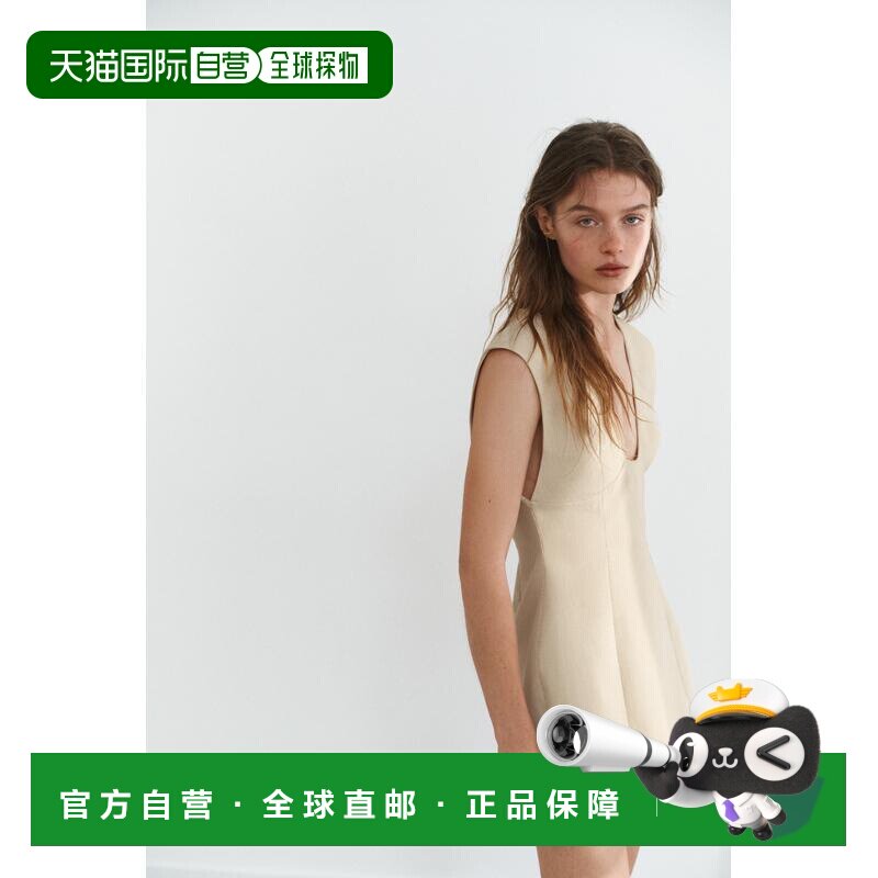 日本直邮Zara条纹图案 短款连衣裙吊带