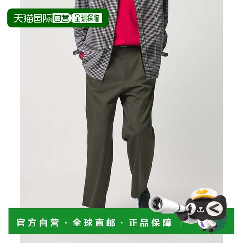 日本直邮SC TW 袜子 橄榄绿 GABA BGY SLCKS休闲裤直筒裤