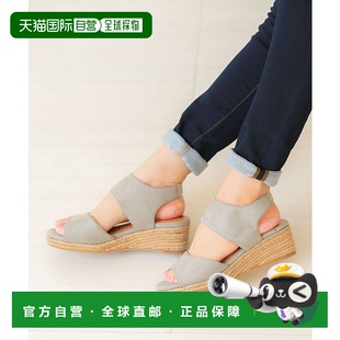menue Menue 凉鞋 浅灰色 式 麂皮款 日本直邮