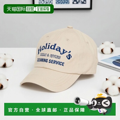 日本直邮HOLIDAY BOILEAU 男士 纯棉OCEAN联名刺绣棒球帽 1338500