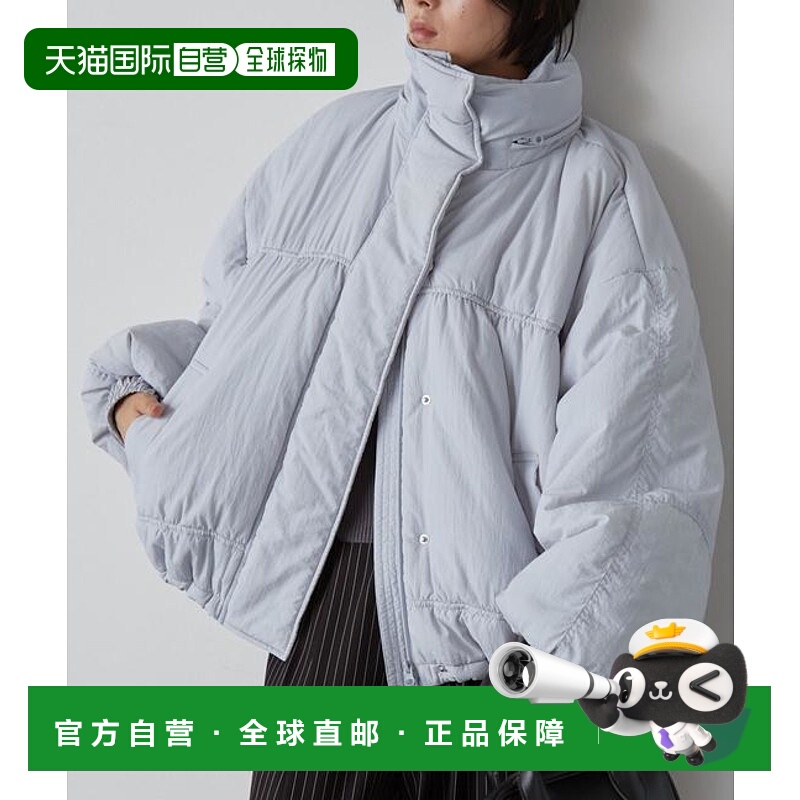 1h可退 日本直邮MONO-MART 2WAY抽绳蓬松袖防泼水短款加棉怪兽外