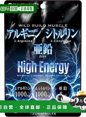 日本直邮Infinity注入活力支持肌肉训练精氨酸瓜氨酸锌补充剂120x