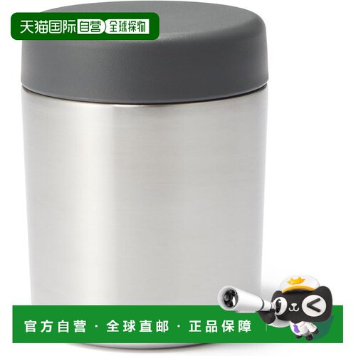 【日本直邮】MUJI 宽口易清洗保温汤罐 - 300毫升 银色 84334573