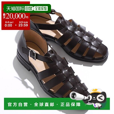 日本直邮Paraboot Gurkha 凉鞋 190213 FERRET 男士皮凉鞋水泥法