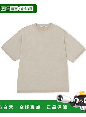 1h可退 日本直邮j.n.r.d 男士双面提花短袖针织衫 2025AAOM05360