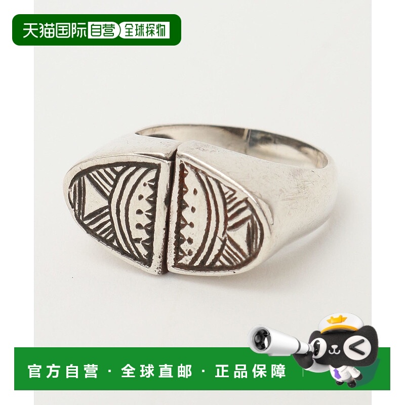1h可退 日本直邮ADAWAT'N TUAREG 女士银质手工雕刻开口戒指 A035