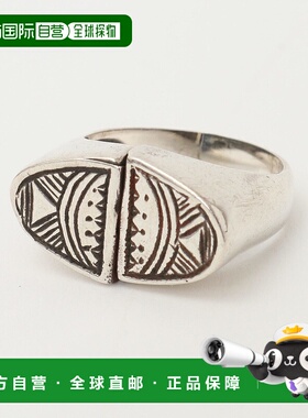 1h可退 日本直邮ADAWAT'N TUAREG 女士银质手工雕刻开口戒指 A035