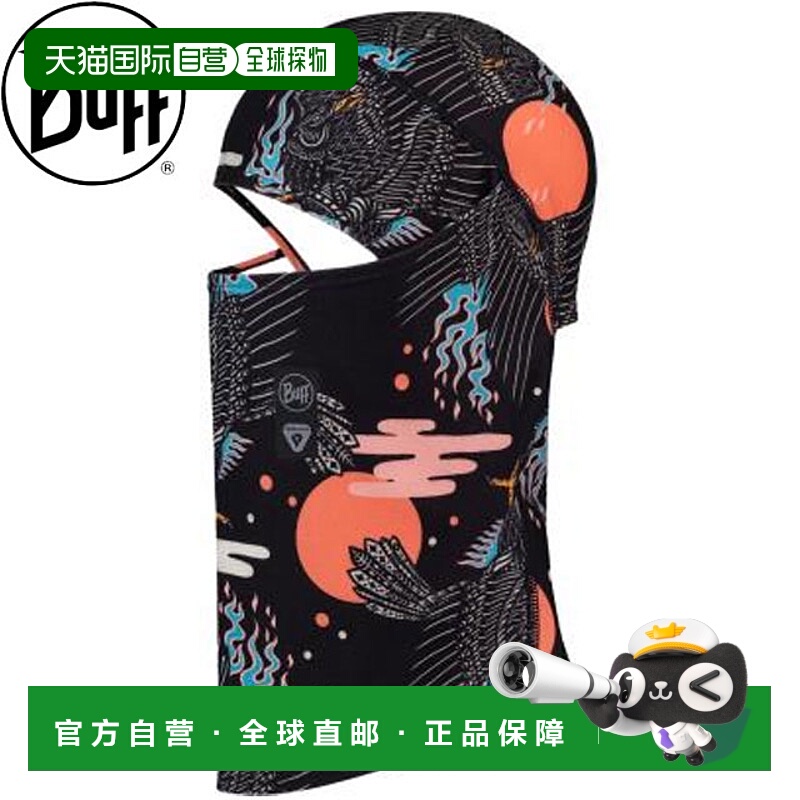 日本直邮BUFF THERMONET® 铰链式巴拉克拉法帽 YNJAR 黑色 - 可戴