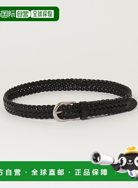 1h可退 日本直邮BEAMS PLUS 男士编织皮带 38520003905牛皮