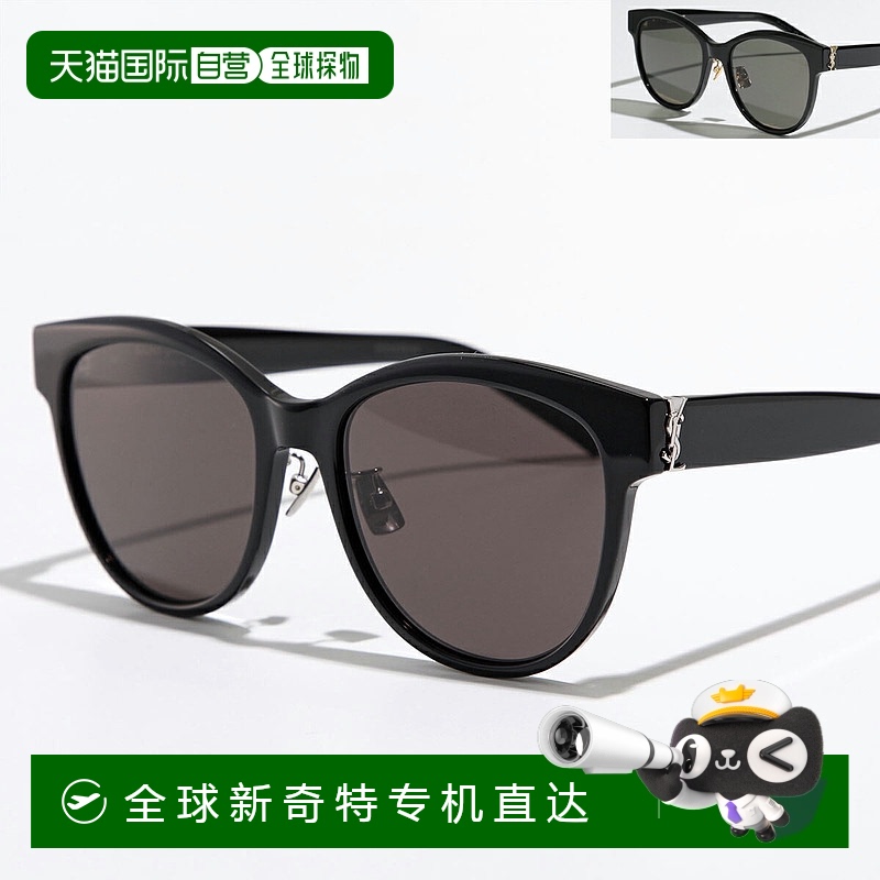 日本直邮SAINT LAURENT SL M107 K男士全框威灵顿太阳眼镜黑色