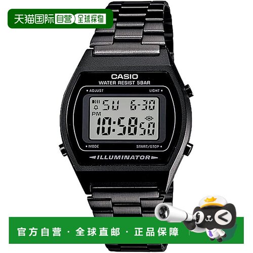 【日本直邮】Casio卡西欧 数码手表 黑色 海外版 B640WB-1A表壳