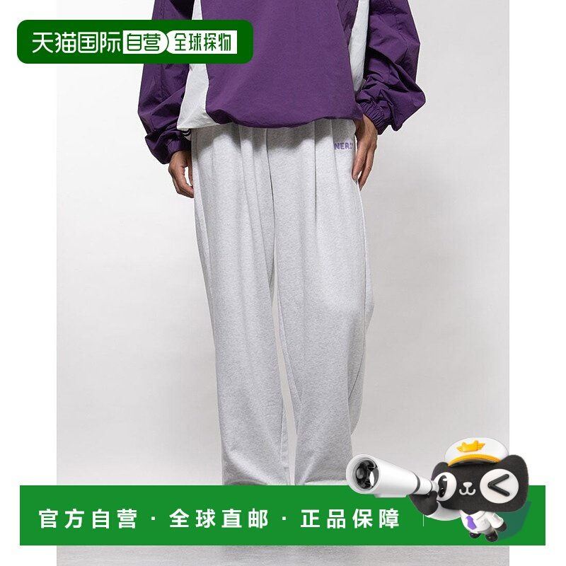 日本直邮NERDY 斯泰奇标志宽松运动裤 [NE8621EU00158]