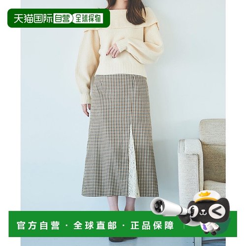 日本直邮31 Sons de mode  slit lace tight skirt[315060EW13349