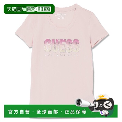 日本直邮Guess CN Ss Glitter Degrade Logo Tee 短袖T恤 GU1432E