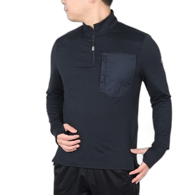 日潮跑腿安德玛 UNDER ARMOR（男式）RUN TRAIL QUARTER 拉链衬衫