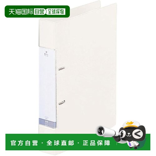 【日本直邮】LIHIT LAB Request D型环状文件夹 A4 白色 10个 G22