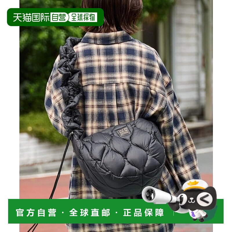 1h可退 日本直邮TAION 女士联名褶皱感轻便绗缝单肩包 1369371000