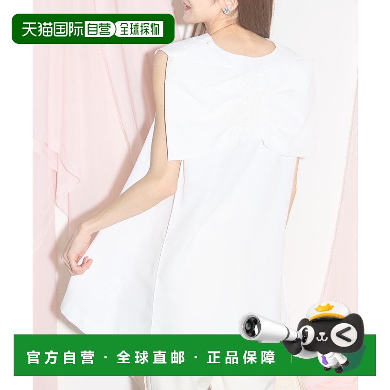 1h可退 日本直邮tocco closet 女士蝴蝶结无袖上衣 186196695