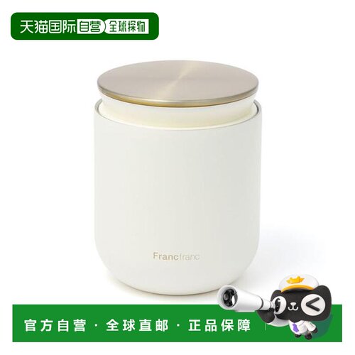 日本直邮Francfranc Logo 汤罐 500ml 白色
