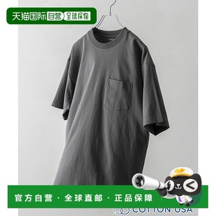 内搭半袖 日本直邮coen CO3322EM001973 棉质标准口袋T恤 USA