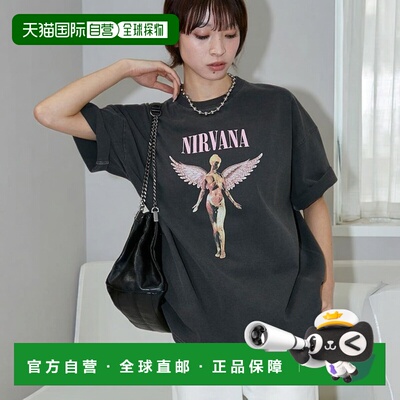 日本直邮PUBLUX 男装 纯棉Nirvana《In Utero》复古乐队T恤 31262