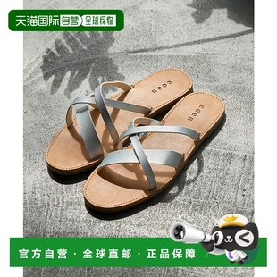 Flat Strap Sandals Cross 日本直邮coen