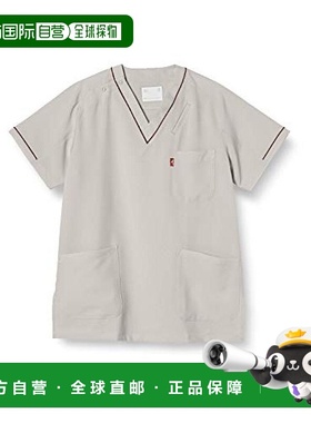 【日本直邮】Mizunoo 医用手术服 男女皆宜高度耐用 灰色SS  MZ00