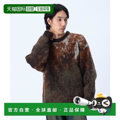 1h可退 日本直邮BEAMS HEART 绒感混色圆领针织衫