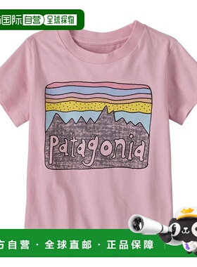 日潮跑腿patagonia巴塔哥尼亚 婴儿Fitzroy Sky短袖T恤 PELP 6M 6