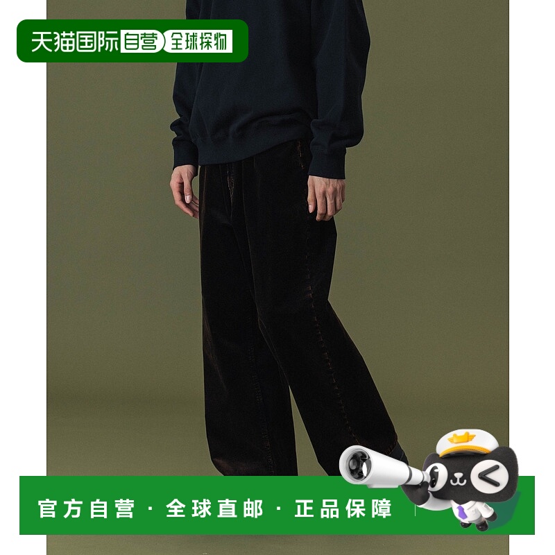 1h可退 日本直邮XLARGE 男女同款 加工感设计 牛仔布宽松裤 太腿