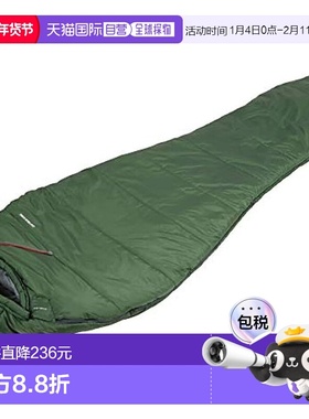 【日本直邮】鹿牌 睡袋 可水洗 附压缩袋 填充量1200g 绿色UB-36
