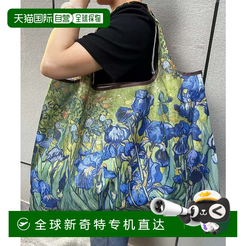 1h可退 日本直邮LOWO女士大容量艺术图案托特包 lwtobfx11