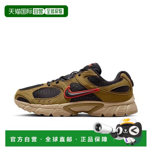 日本直邮Nike V5 RNR 织物 舒适百搭 生活休闲鞋 男款 深黄绿色