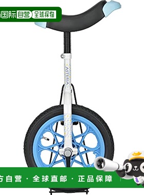 【日本直邮】鹿牌 Asteria 独轮车 14 英寸带支架 白/蓝色YG-1341
