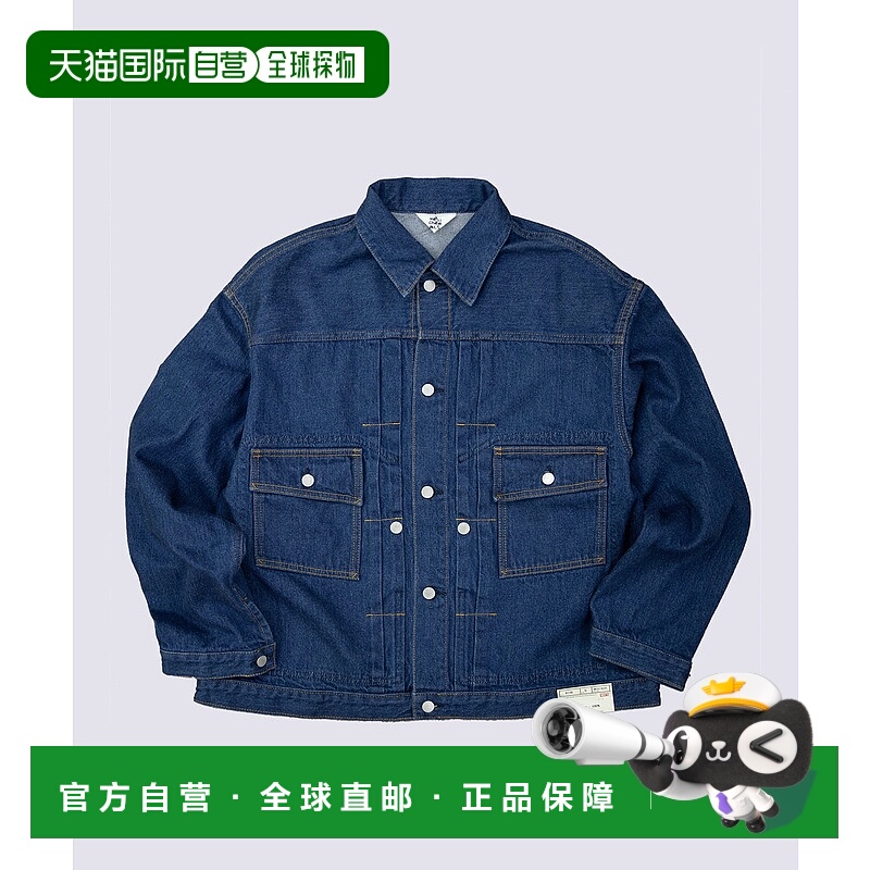 1h可退 日本直邮WESTOVERALLS 男装 宽松版型 经典棉 牛仔夹克 半