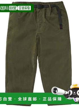 日本直邮Gramicci 男士中腰弹力斜纹裤 GMP4-SJP06 橄榄绿 长裤