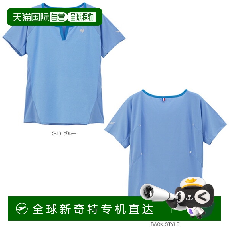 日本直邮Lecoq 网球羽毛球服 女装 Aile forme 比赛衬衫女装 QTWX