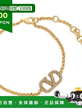 日本直邮Valentino Garavani 女士 V 形标志金手链 (5W2J0F84YCW