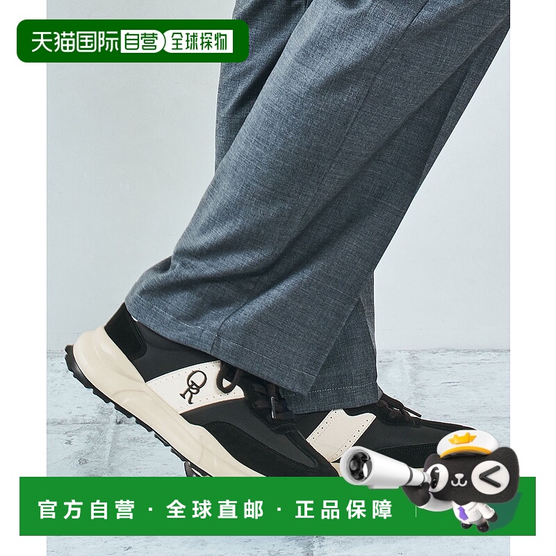 1h可退 日本直邮ORiental TRaffic 男女同款 绒面拼接低帮运动鞋