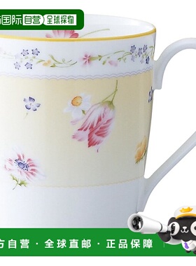 【日本直邮】Noritake/则武 Jeune Fleur系列骨瓷马克杯 295cc