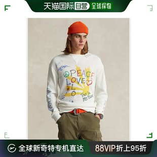 Ralph Lauren 男士 Polo印花棉质圆领长 日本直邮Polo Peace Love