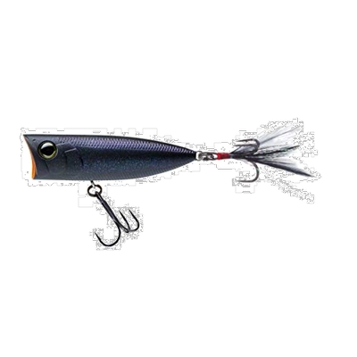 【日本直邮】DUEL HARDCORE 路亚饵POPPER70mm重10.5无光黑 钓鲈