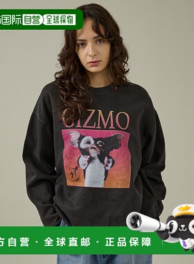 1h可退 日本直邮SCREEN STARS 联名GREMLINS 男女同款 黑色美式宽