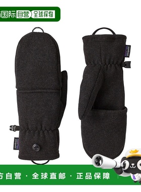 日潮跑腿patagonia巴塔哥尼亚 Better 针织手套 黑色 XS 34674