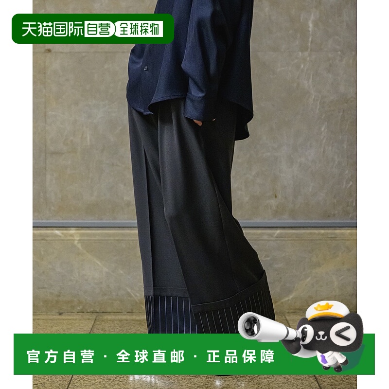 1h可退 日本直邮Casper John 男士修身直筒转折设计长裤 CJSTR112