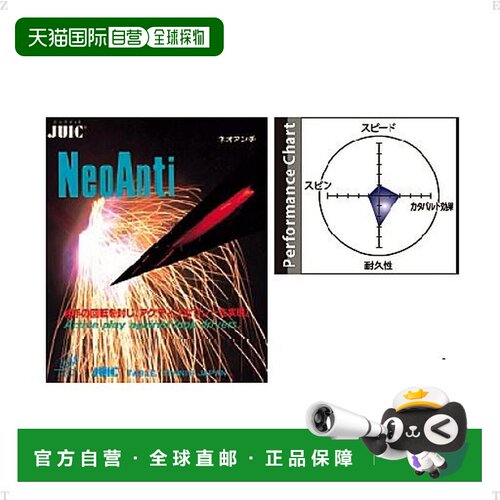 日本直邮JUIC Neo防乒乓球胶皮1016-BK