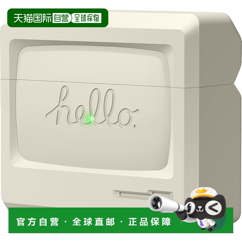 【日本直邮】elago AirPods3复古硅胶保护壳 AW3 PRO 经典白