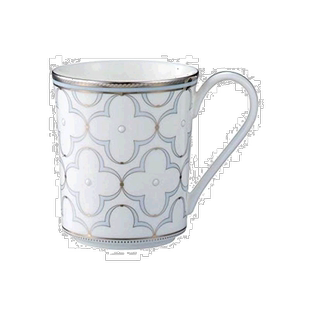 【日本直邮】Noritake则武 马克杯 395cc 白金 骨瓷 T93656/4957