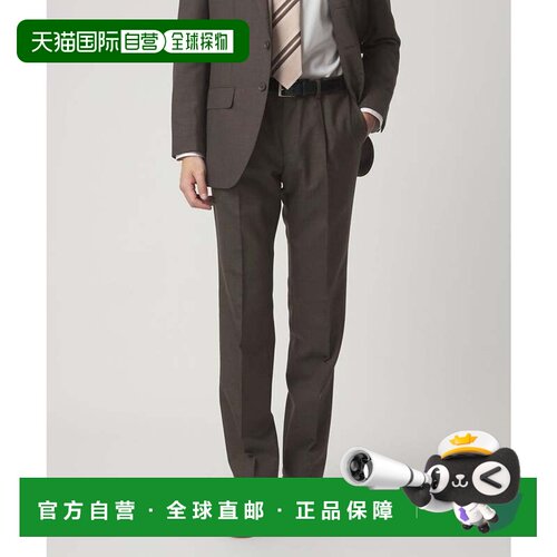 日本直邮VITALE BARBERIS CANONICO 休闲裤 深棕色套装西装正装
